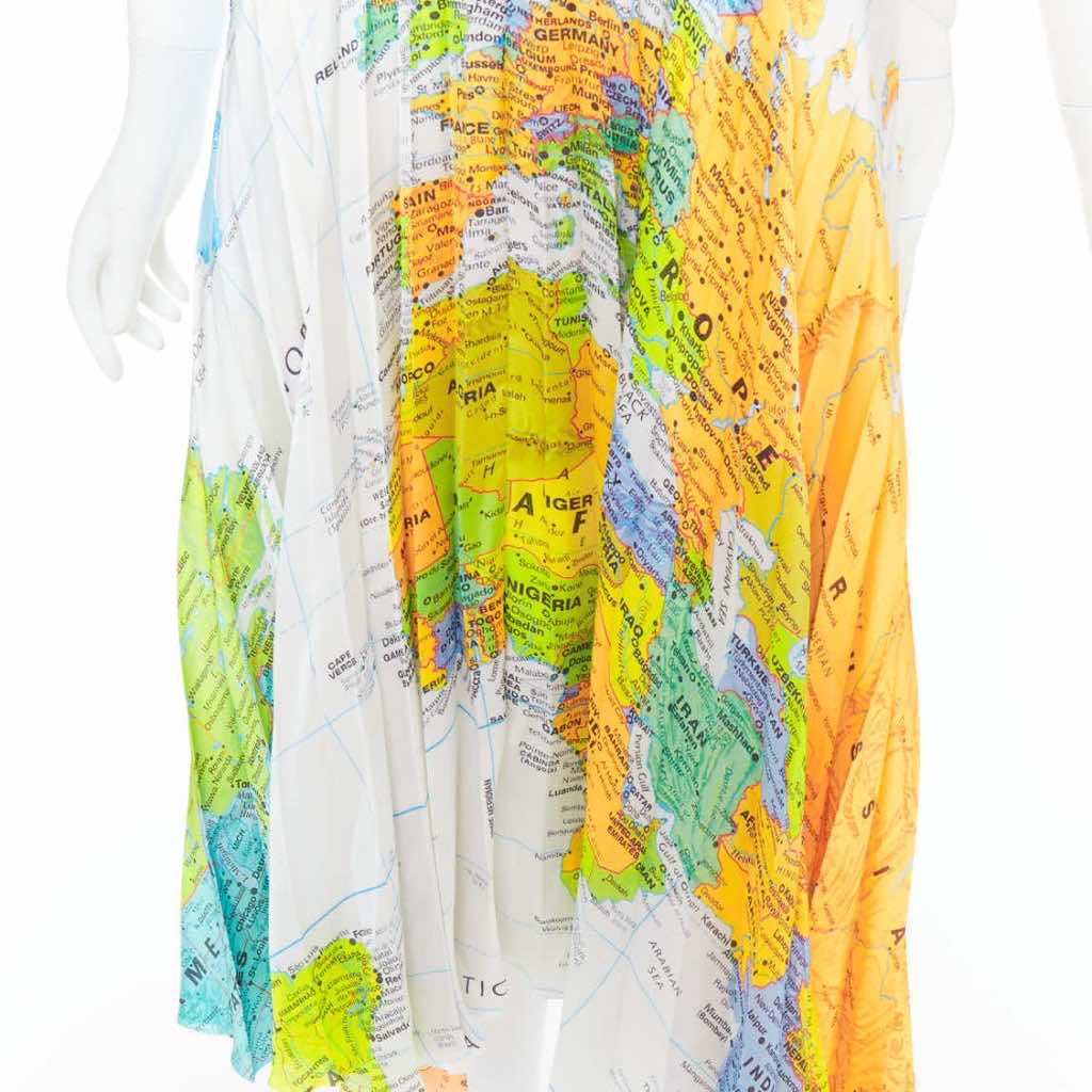 Sacai Map Print Dress - Image 10