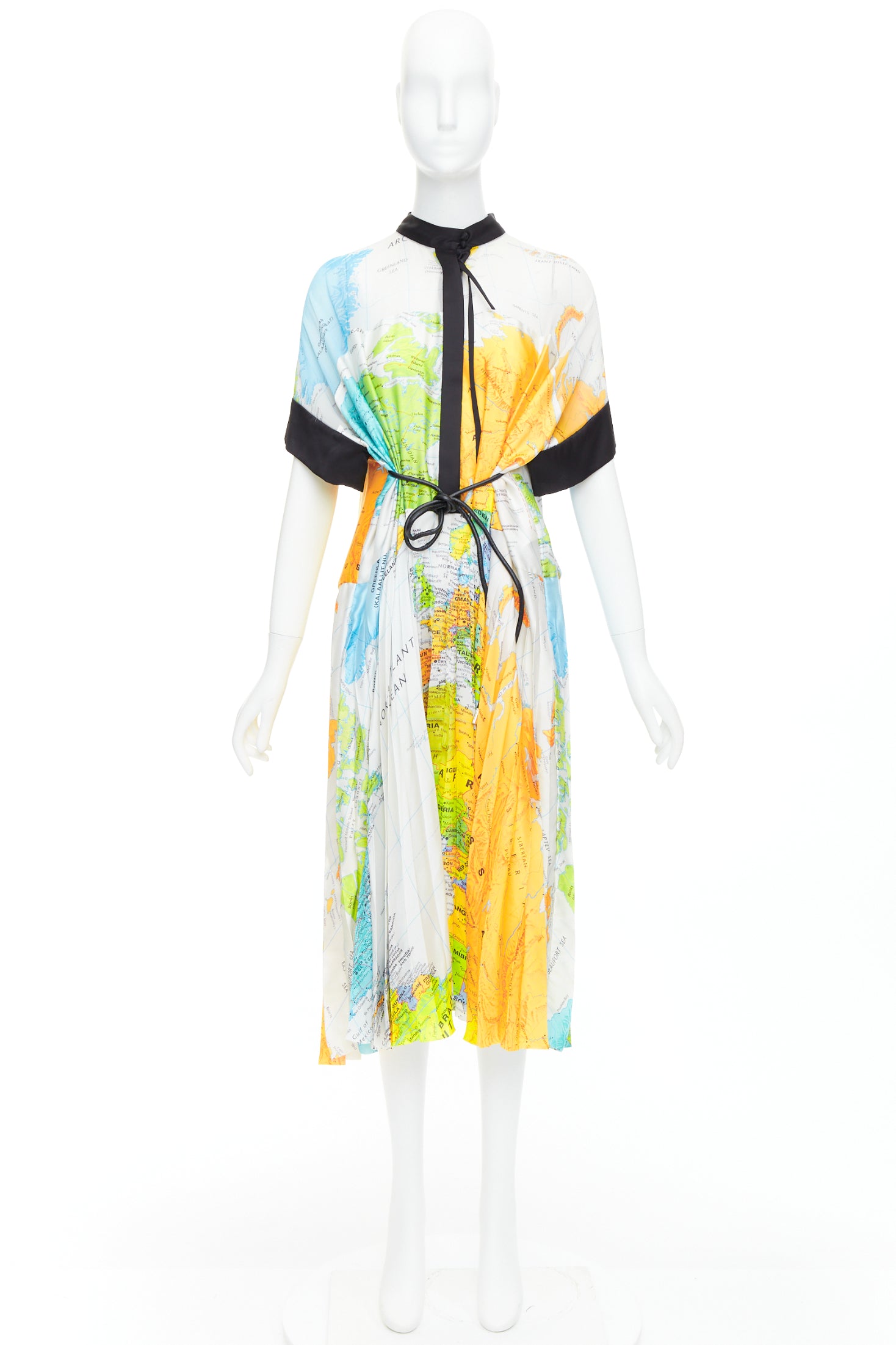 Sacai Map Print Dress - Image 12