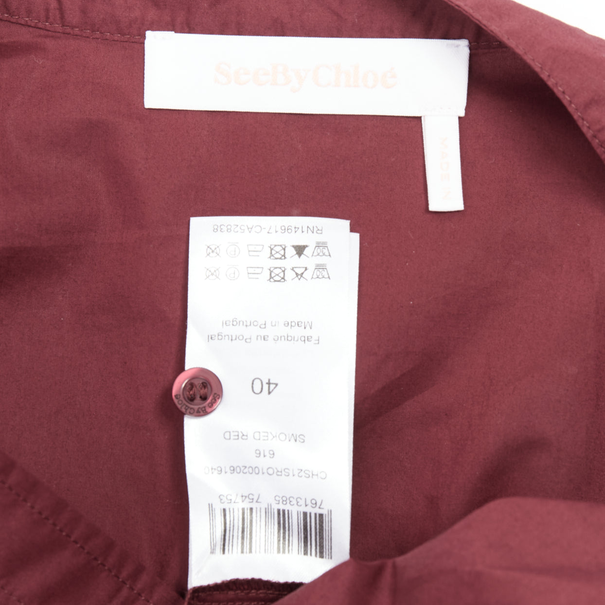 See By Chloe Scallop Trim Dress - Image 10