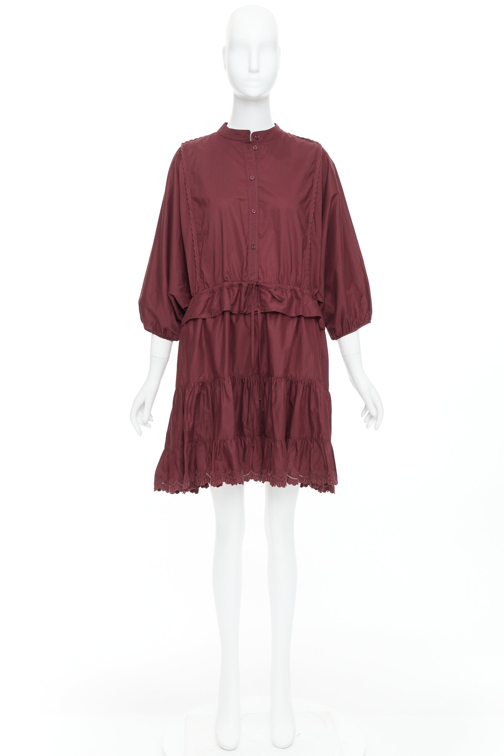 See By Chloe Scallop Trim Dress - Image 11