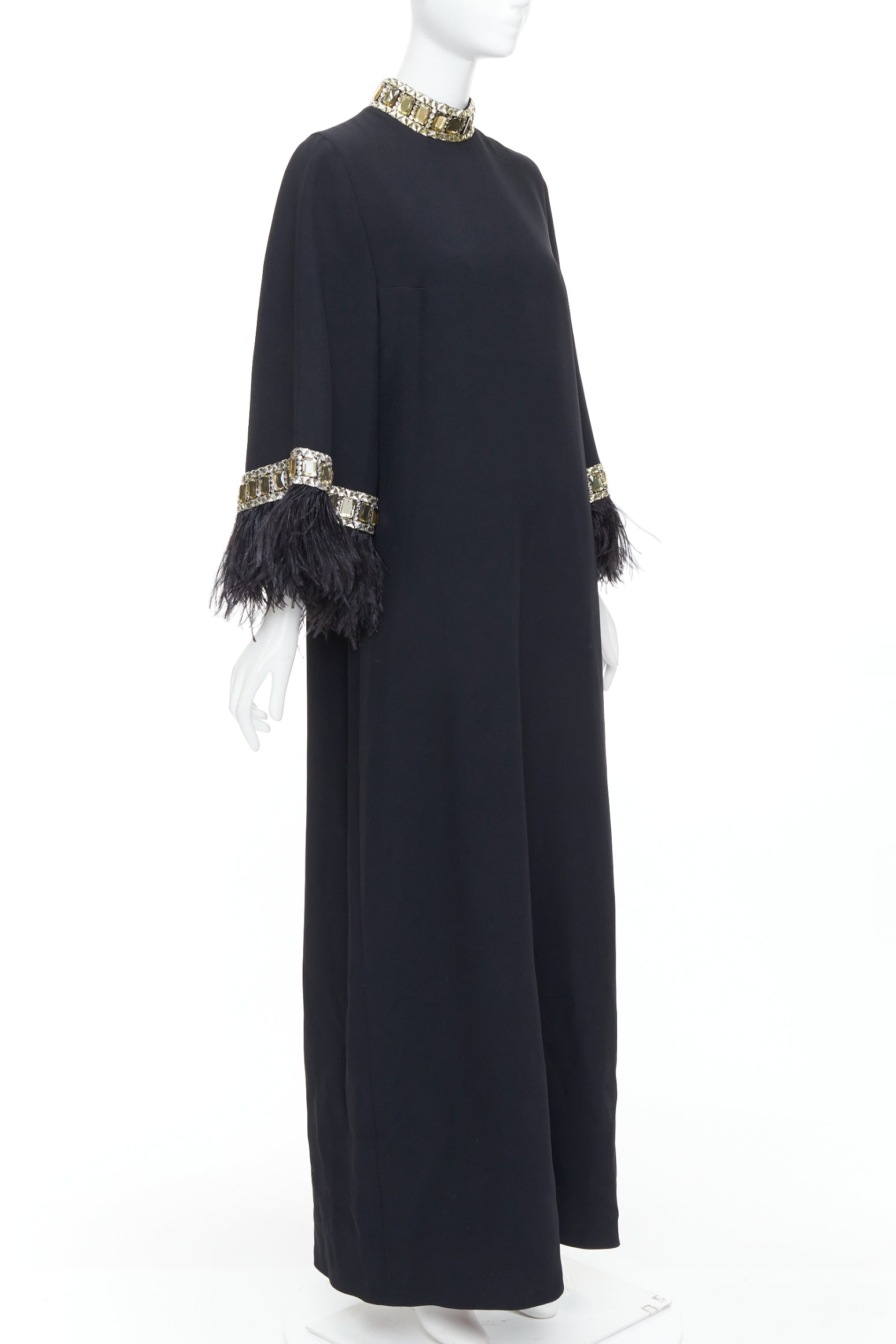 Andrew Gn Feather Beads Dress - Image 6