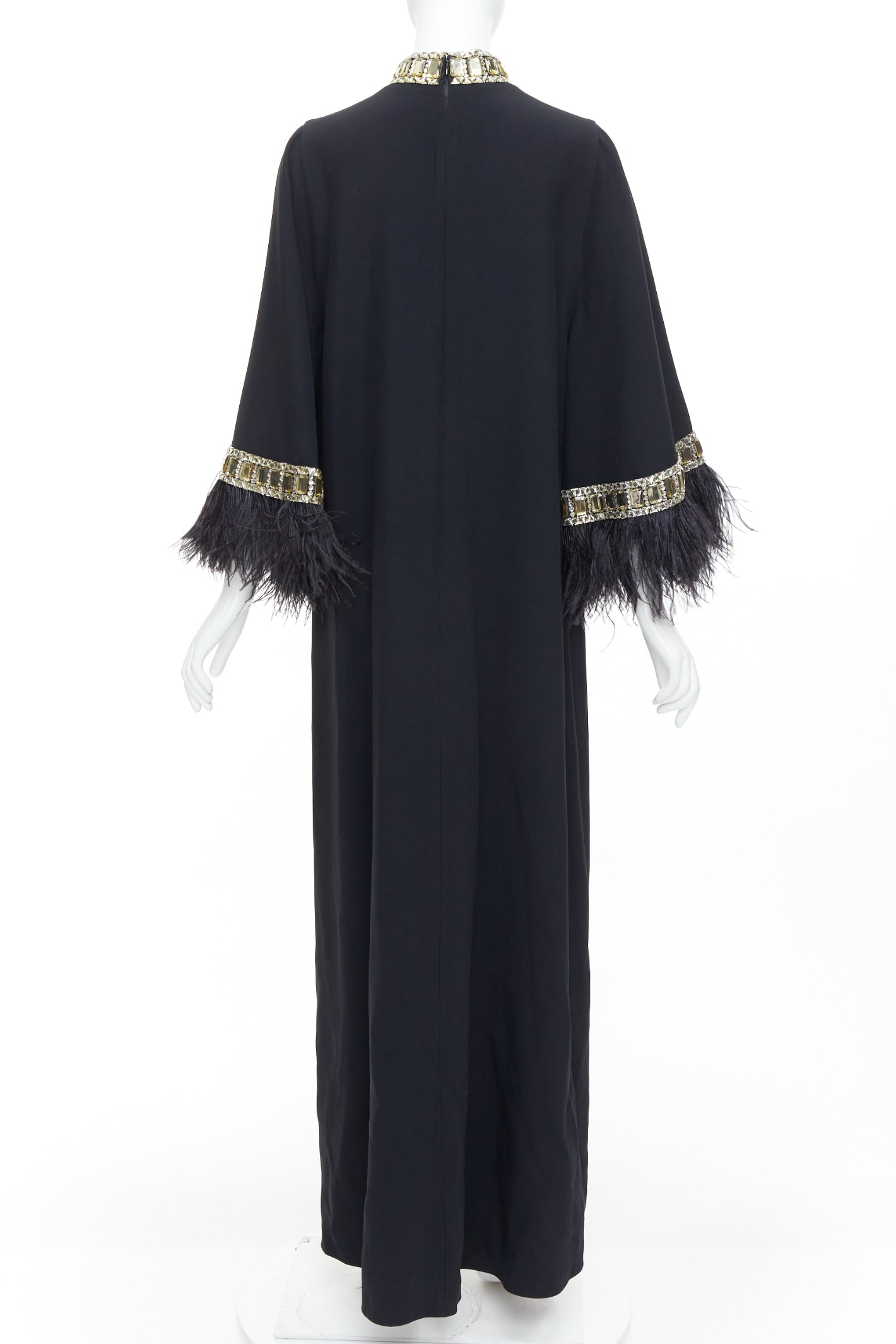 Andrew Gn Feather Beads Dress - Side view