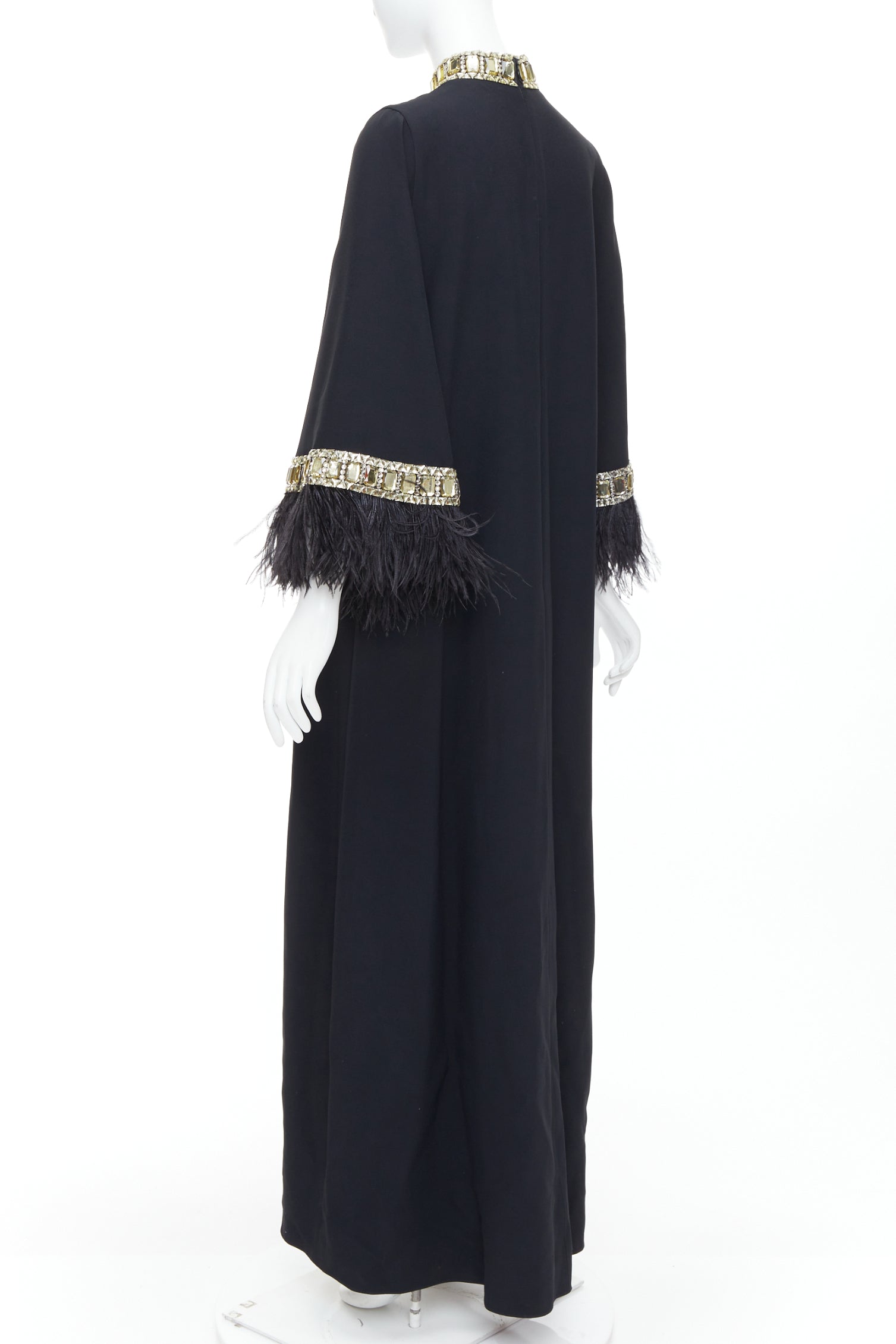 Andrew Gn Feather Beads Dress - Detail 1