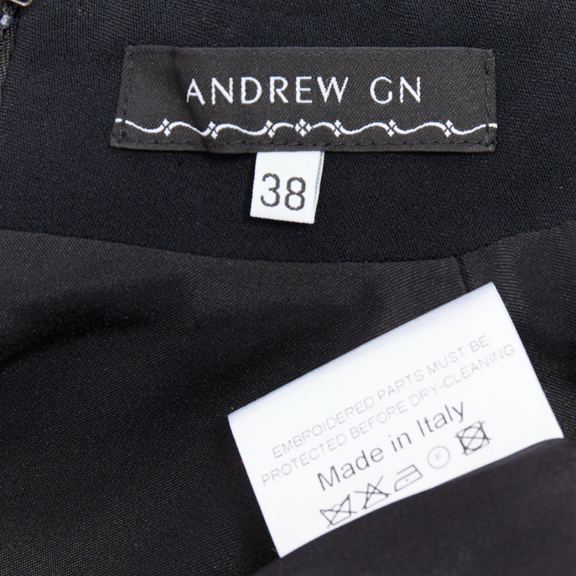 Andrew Gn Feather Beads Dress - Image 10