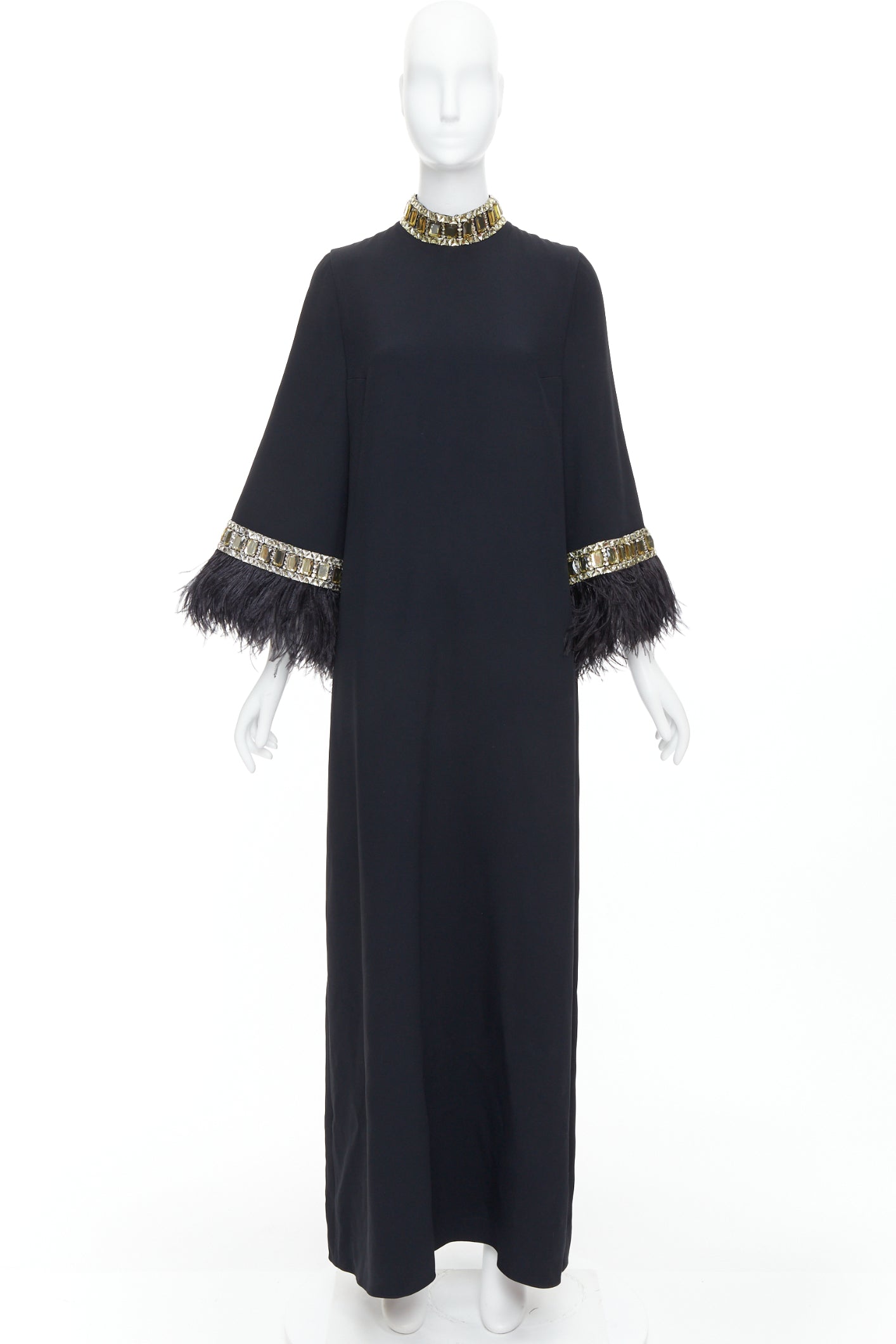 Andrew Gn Feather Beads Dress - Image 11