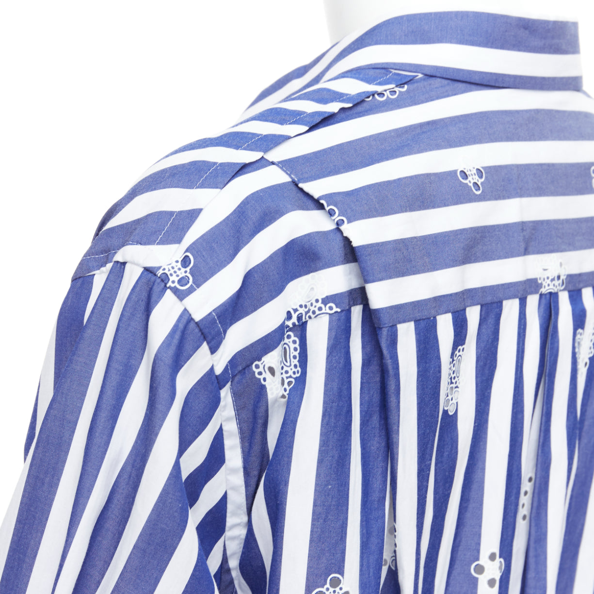 Sacai Striped Back Shirt - Detail 1