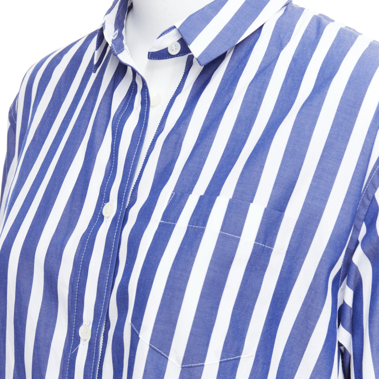 Sacai Striped Back Shirt - Image 10