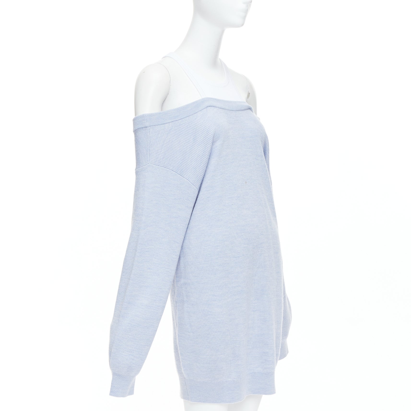 Alexander Wang Contrast Sweater Dress - Image 6