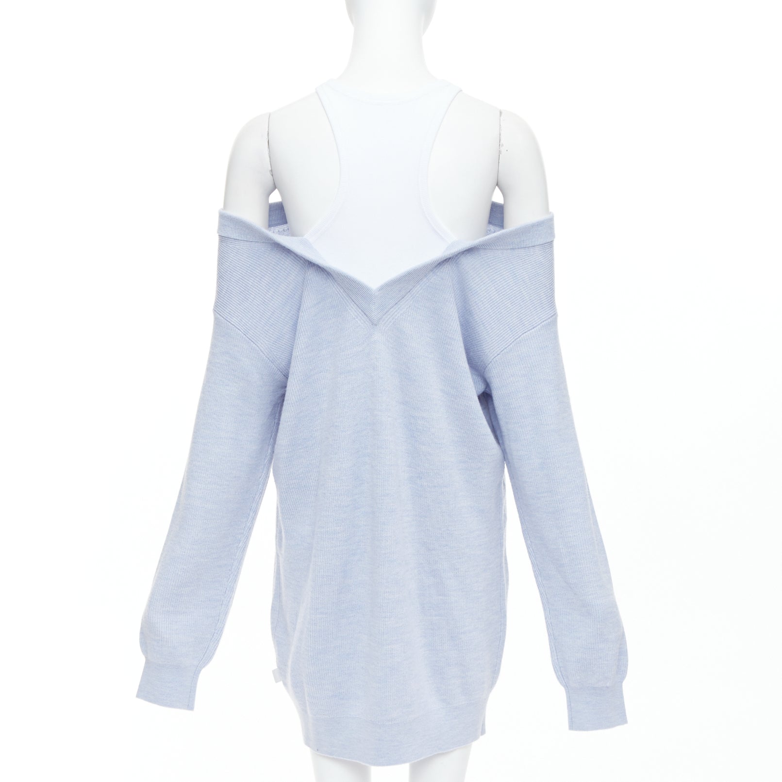 Alexander Wang Contrast Sweater Dress - Side view