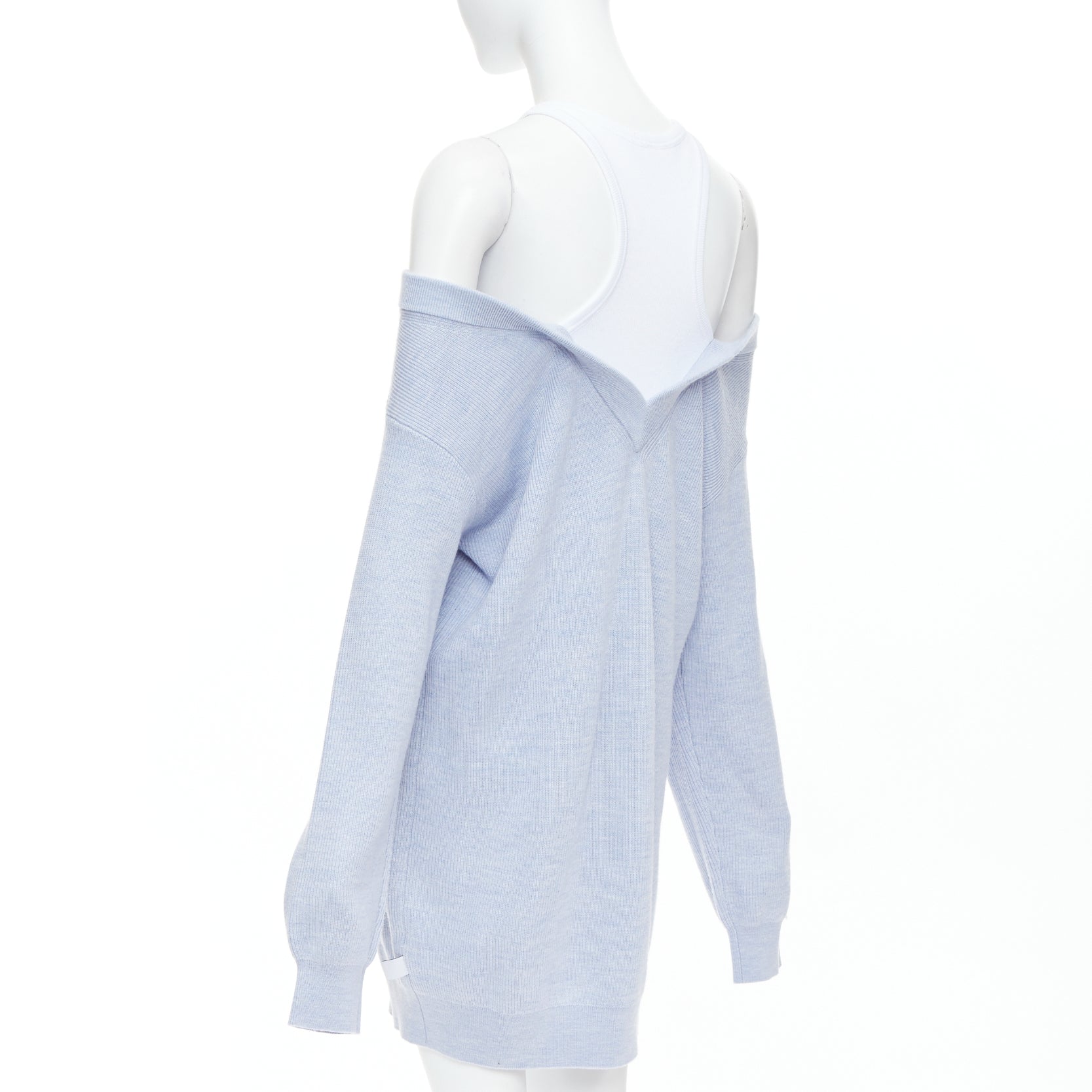 Alexander Wang Contrast Sweater Dress - Detail 1