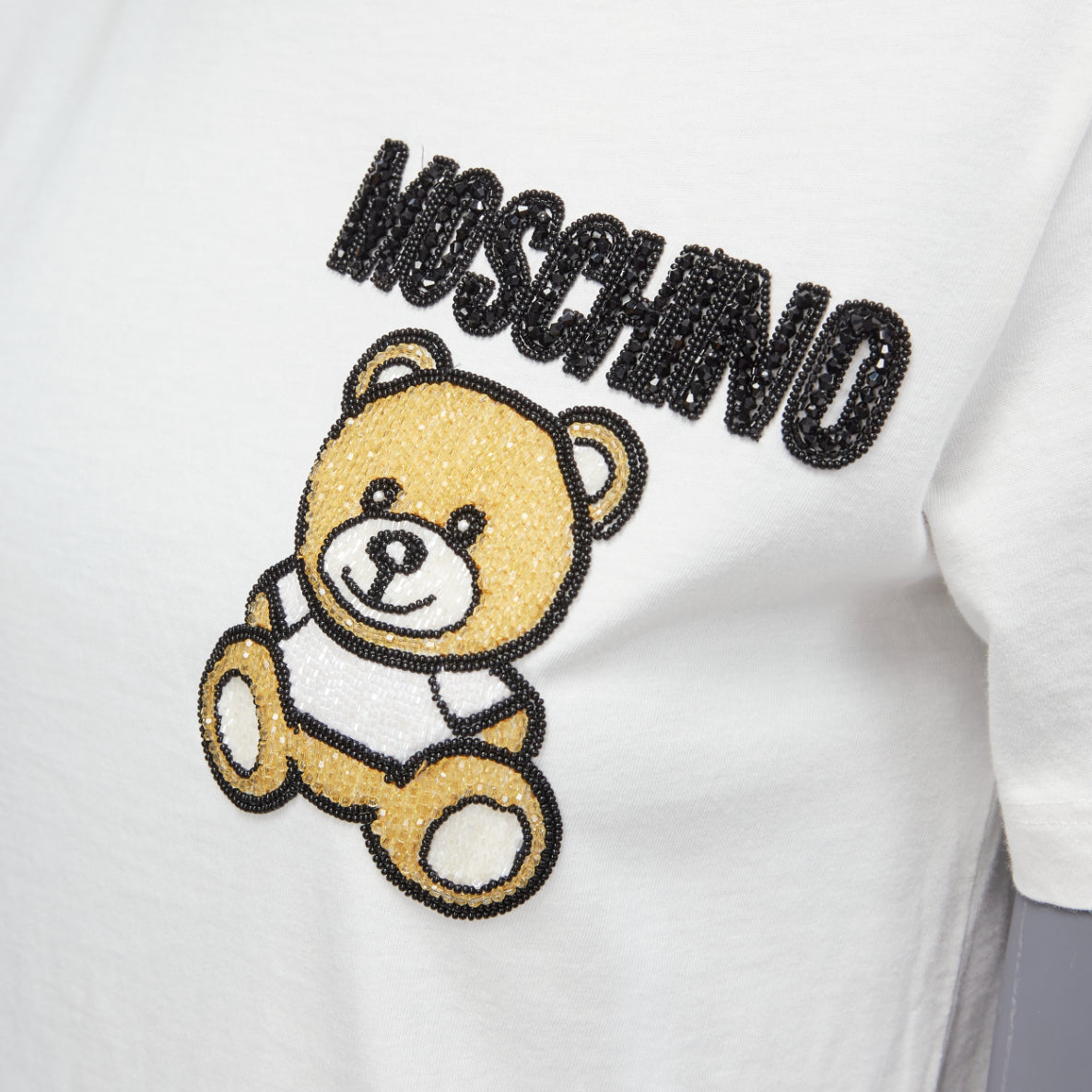 Moschino Beaded Bear Tee - Back view