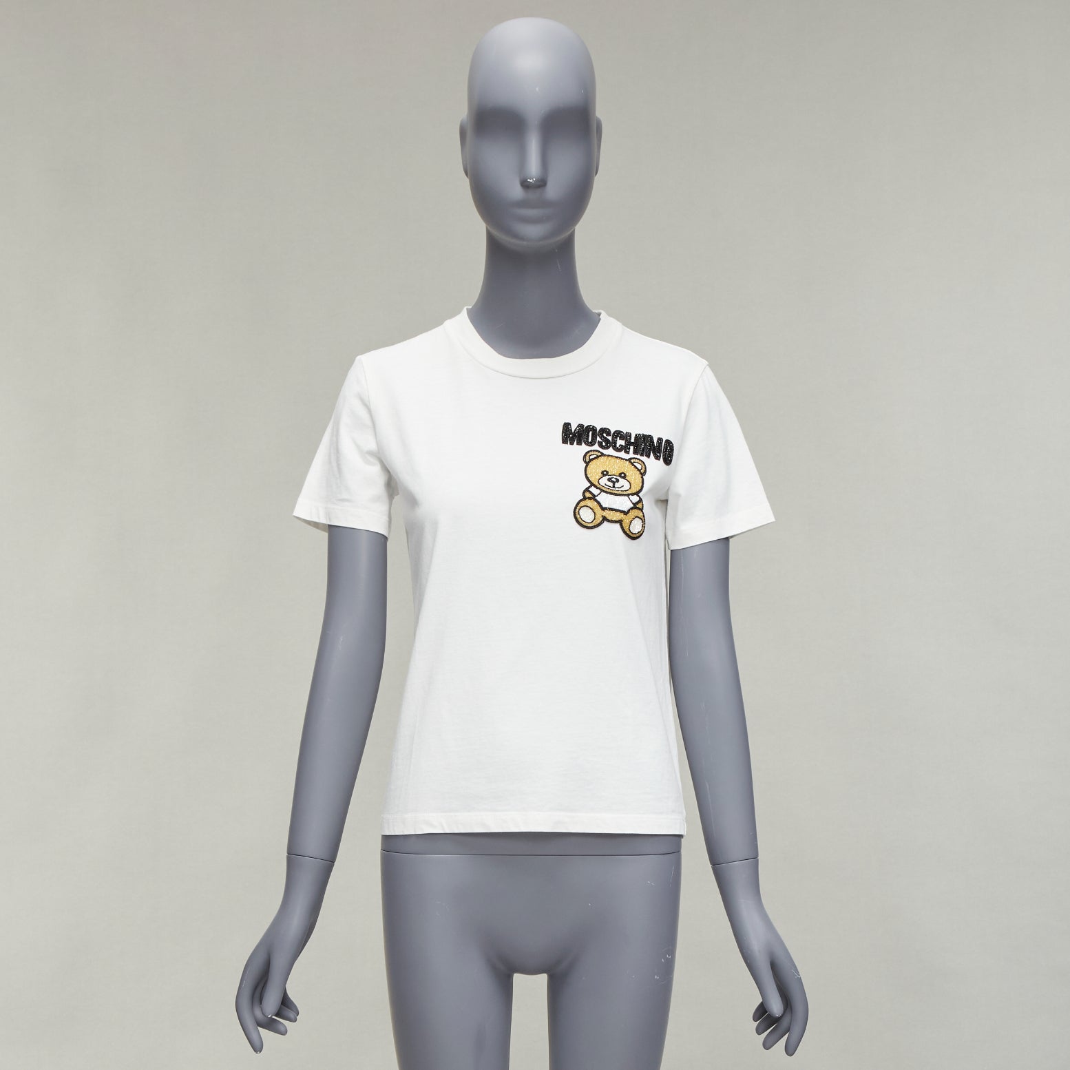 Moschino Beaded Bear Tee - Image 10