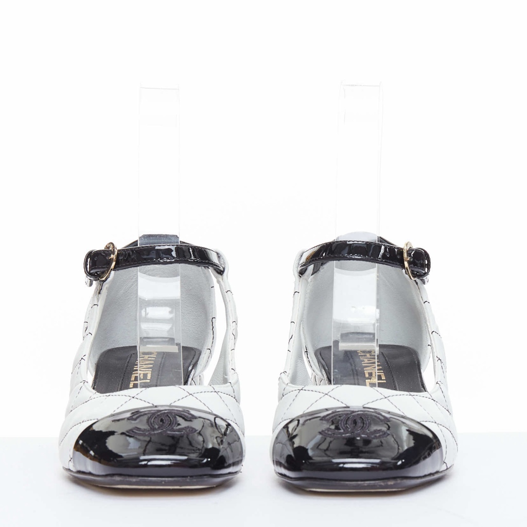 Chanel Studded Wingtip Flats - Image 6