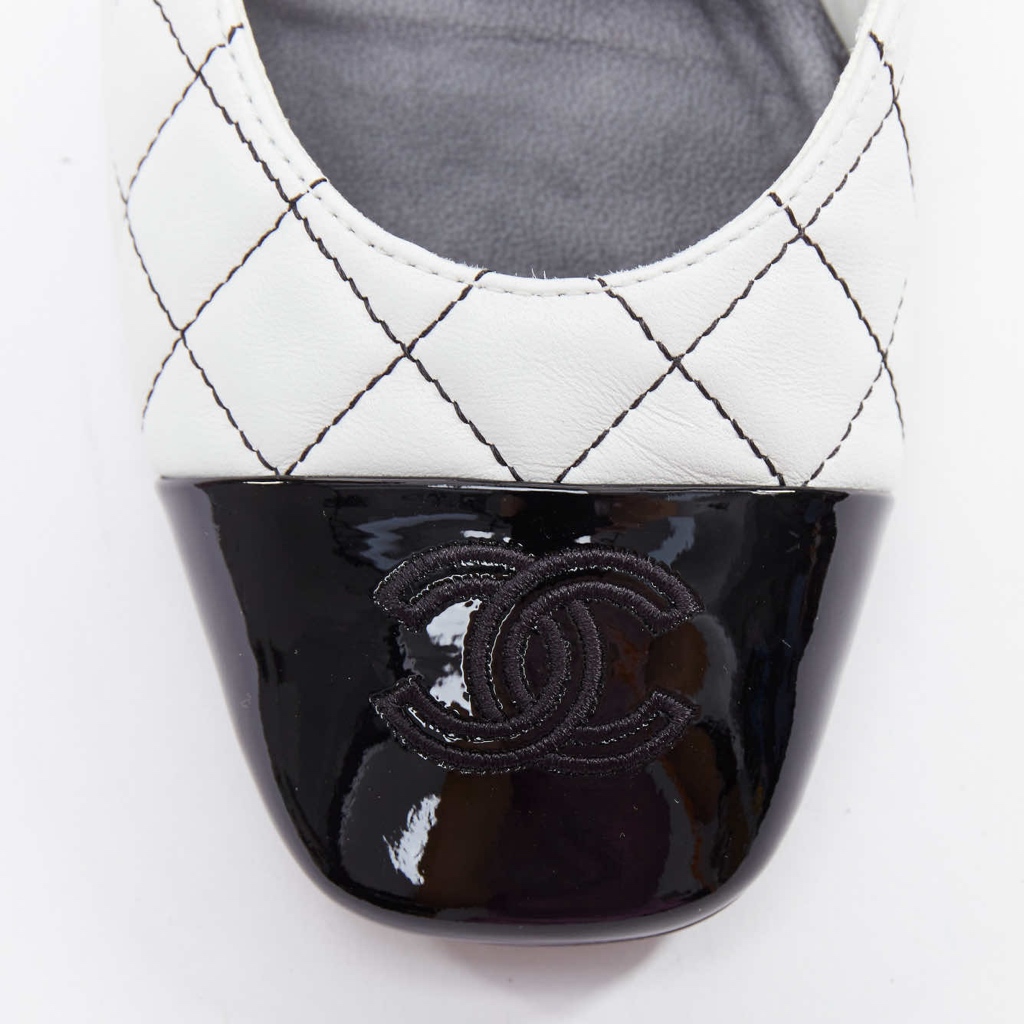 Chanel Studded Wingtip Flats - Detail 1