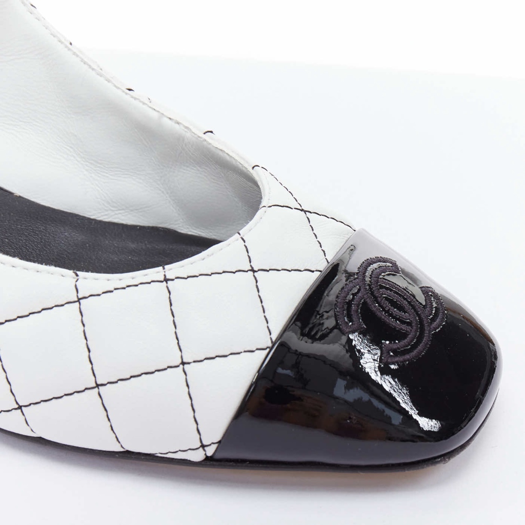 Chanel Studded Wingtip Flats - Detail 2