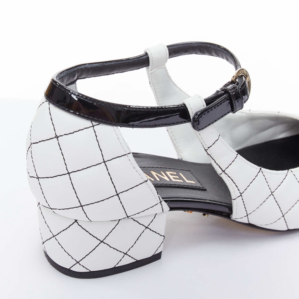 Chanel Studded Wingtip Flats - Image 10