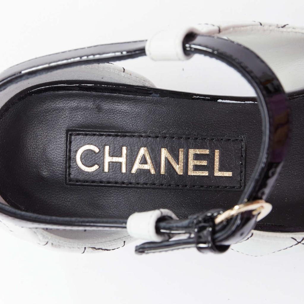 Chanel Studded Wingtip Flats - Image 11