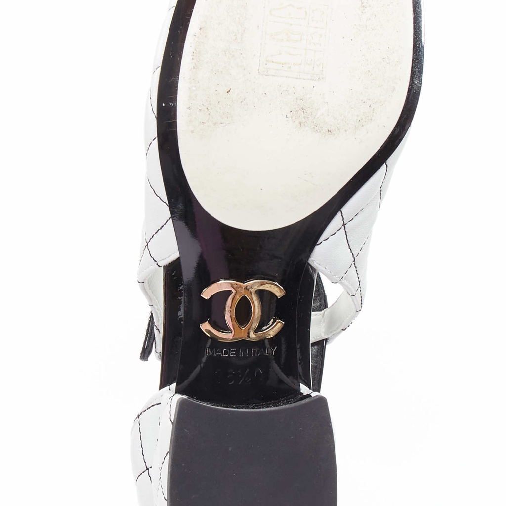 Chanel Studded Wingtip Flats - Image 12