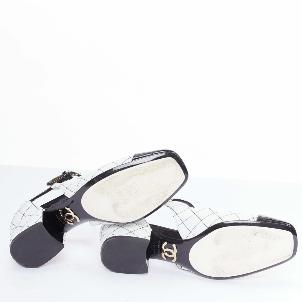 Chanel Studded Wingtip Flats - Image 13