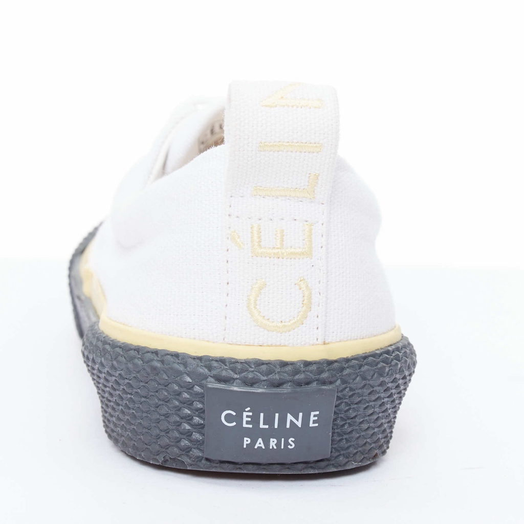 Celine Canvas Mid Skate Shoes - Image 10