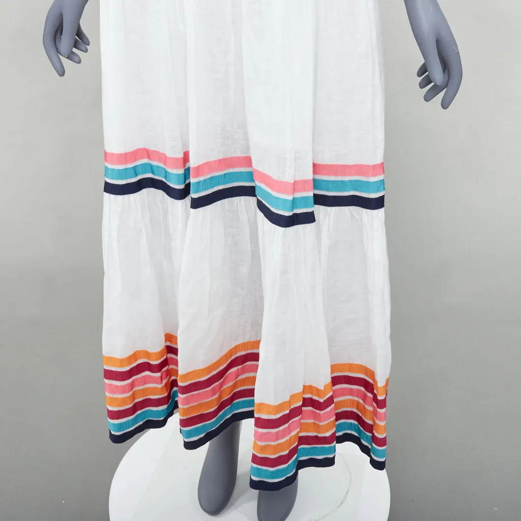 Zimmermann Lulu White Linen Never worn - Back View