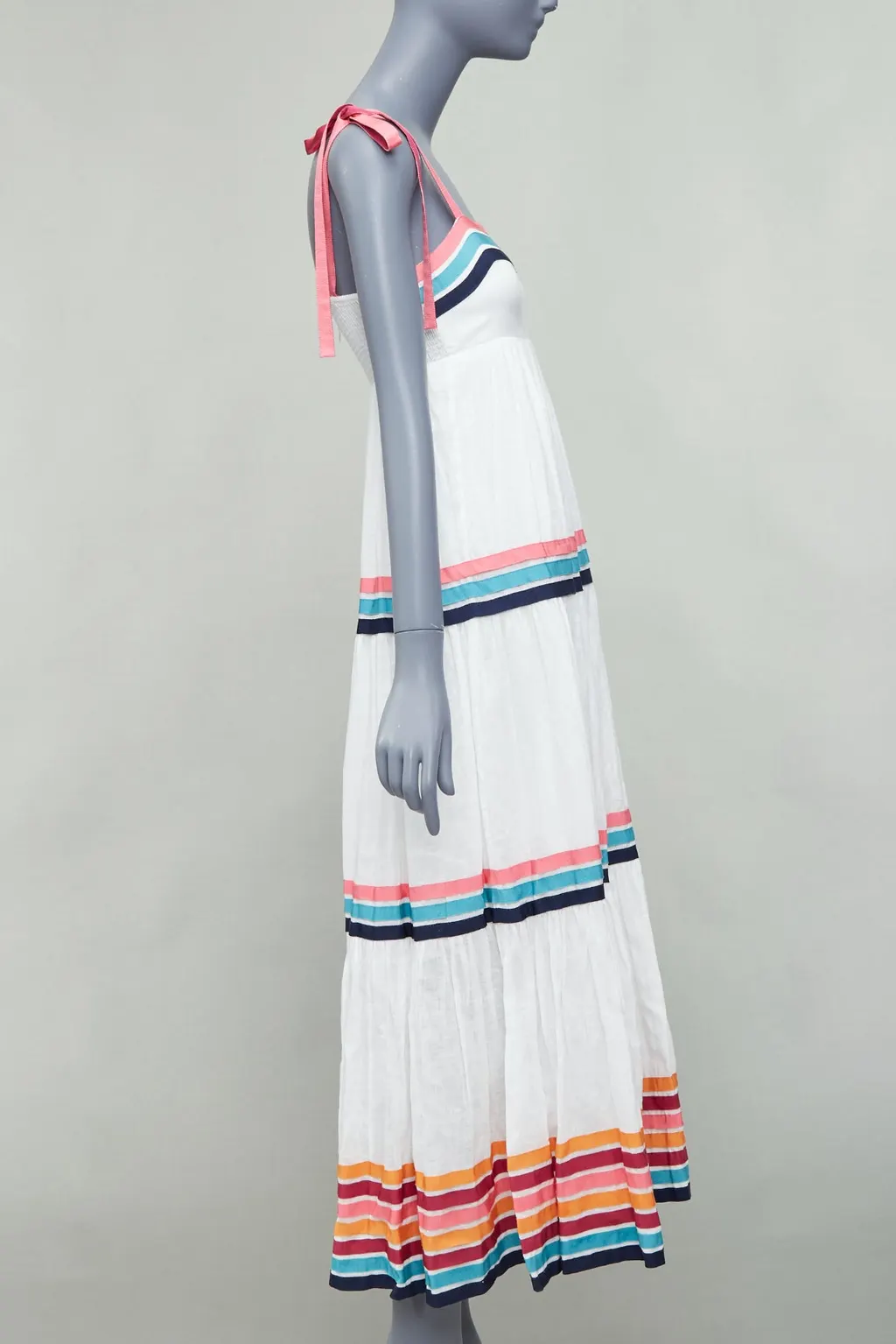 Zimmermann Lulu White Linen Never worn - Model View