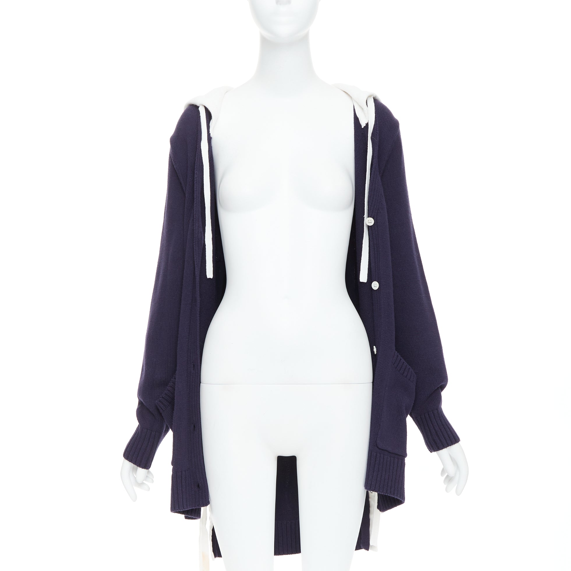 Monse Laced Hooded Cardigan - Image 6