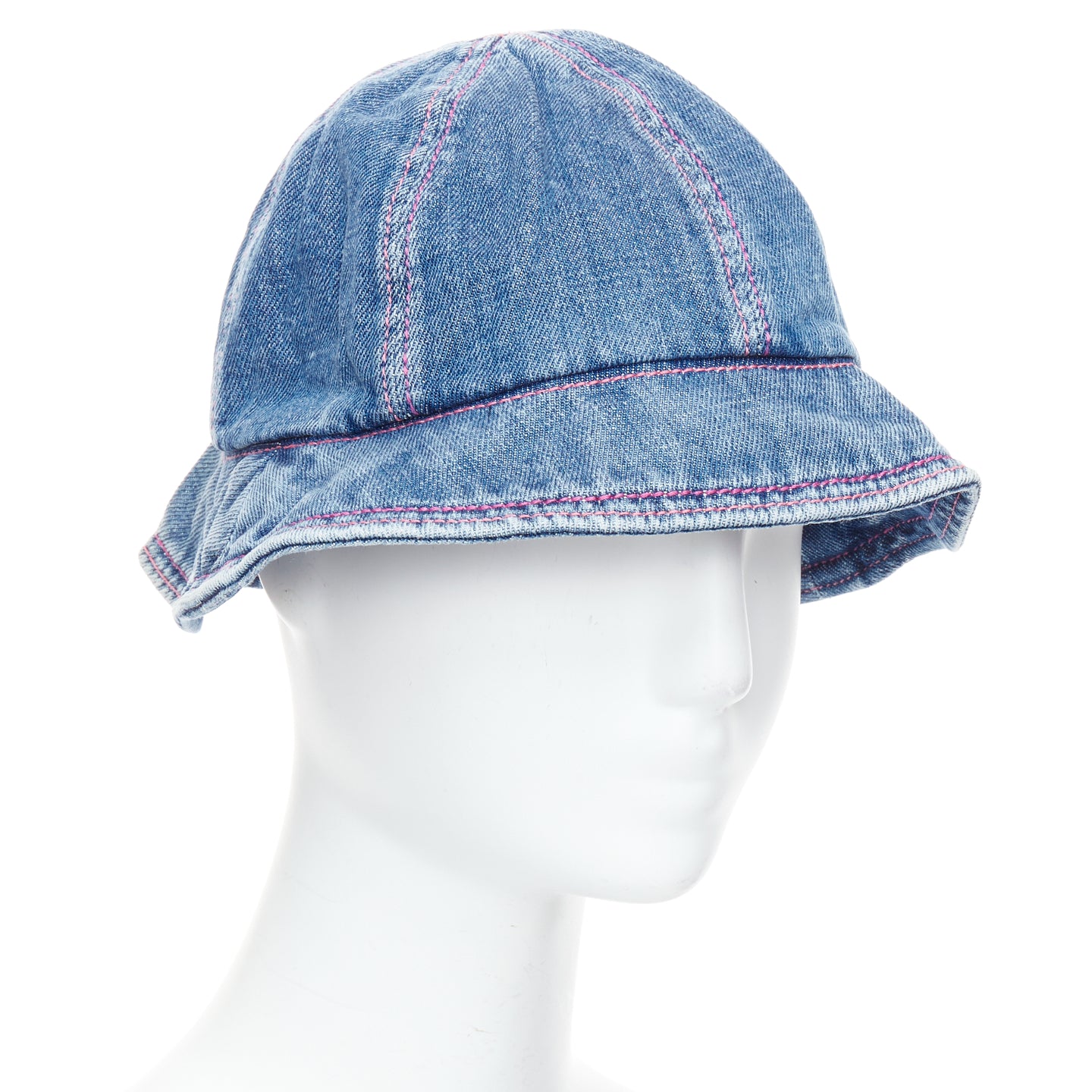 Chanel Blue Denim Bucket Hat - Image 6