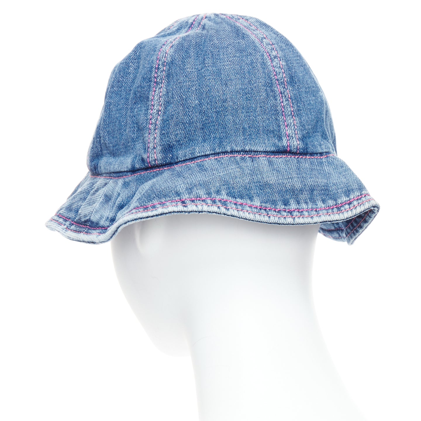 Chanel Blue Denim Bucket Hat - Detail 1