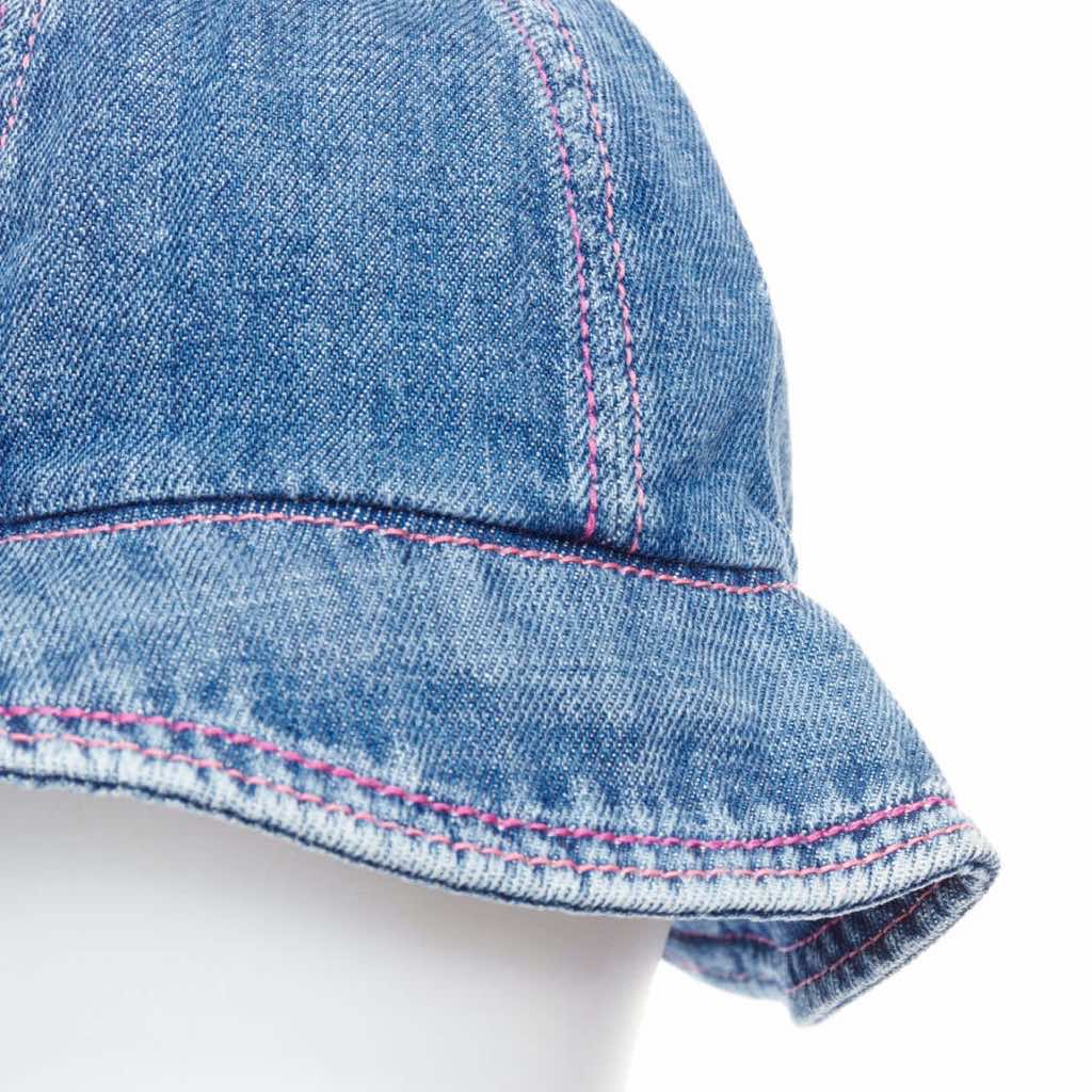 Chanel Blue Denim Bucket Hat - Detail 2