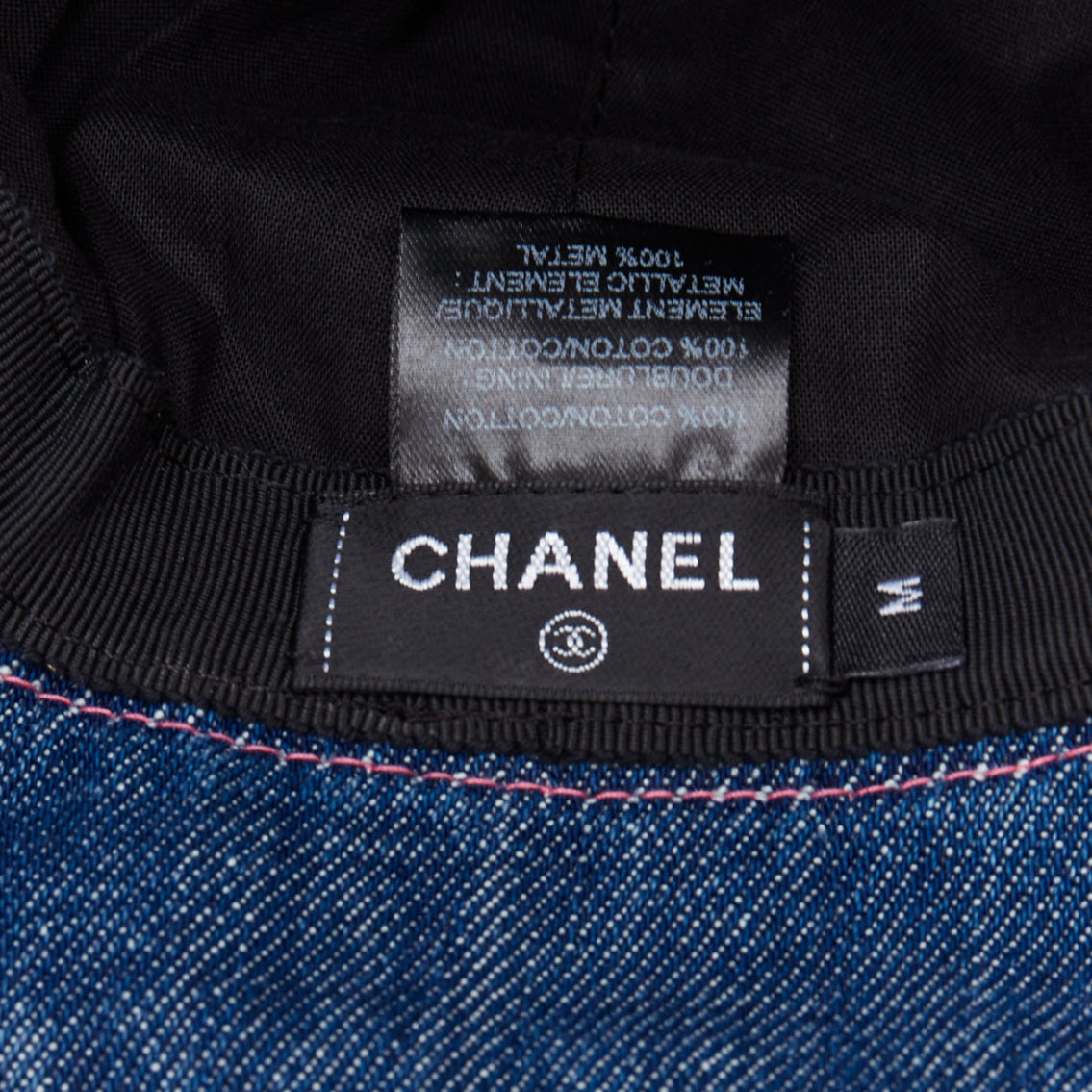Chanel Blue Denim Bucket Hat - Image 10