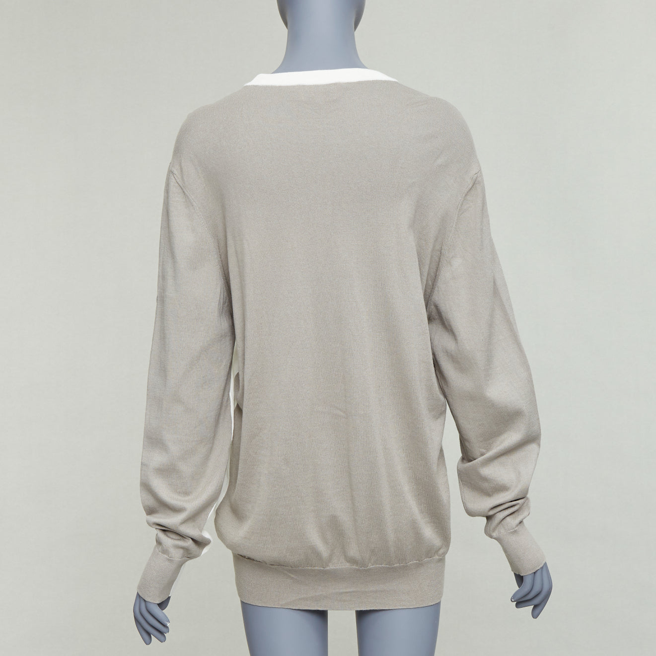 Hermès Colorblocked Crew - Back view