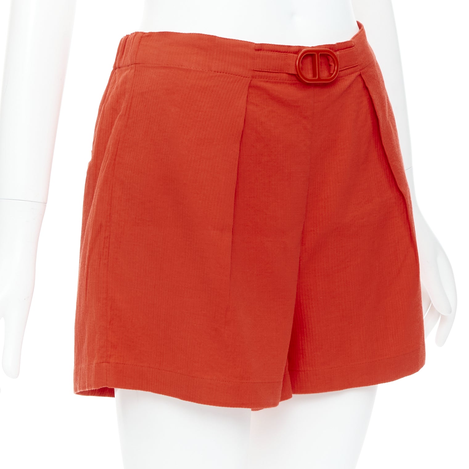 Hermès Buckle Pleated Shorts - Image 6