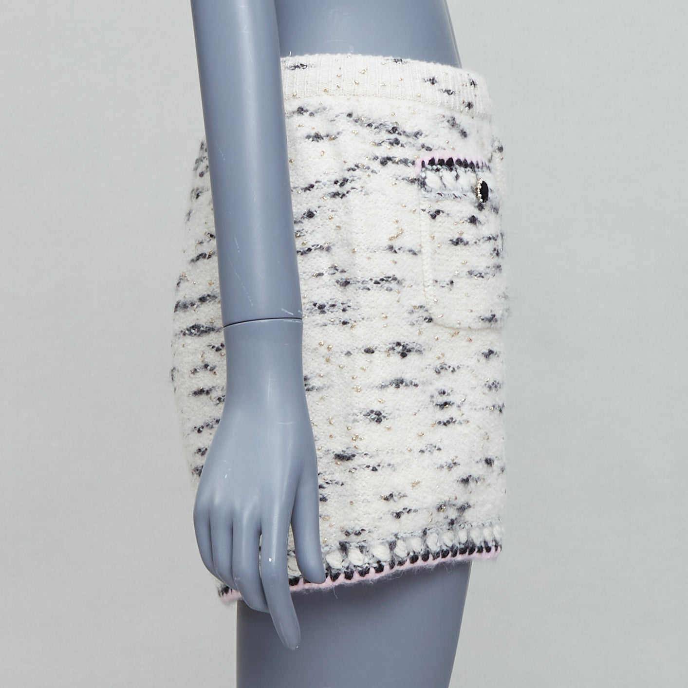 Chanel Tweed Knit Shorts - 4