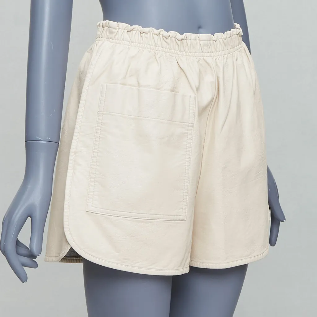Stella McCartney Paisley Belted Shorts Beige Very good - Inside View