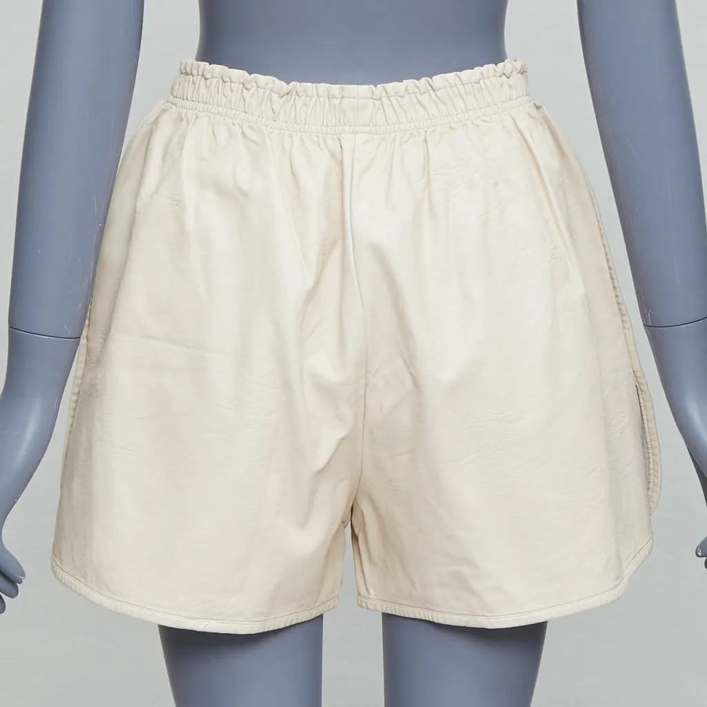 Stella McCartney Paisley Belted Shorts Beige Very good - Box View