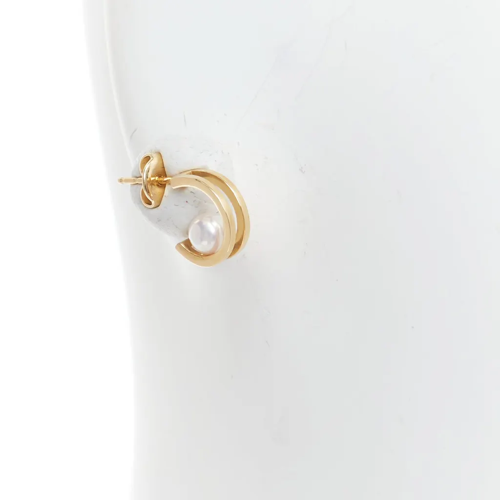 Mikimoto Akoya Pearl Gold Very good - Back View