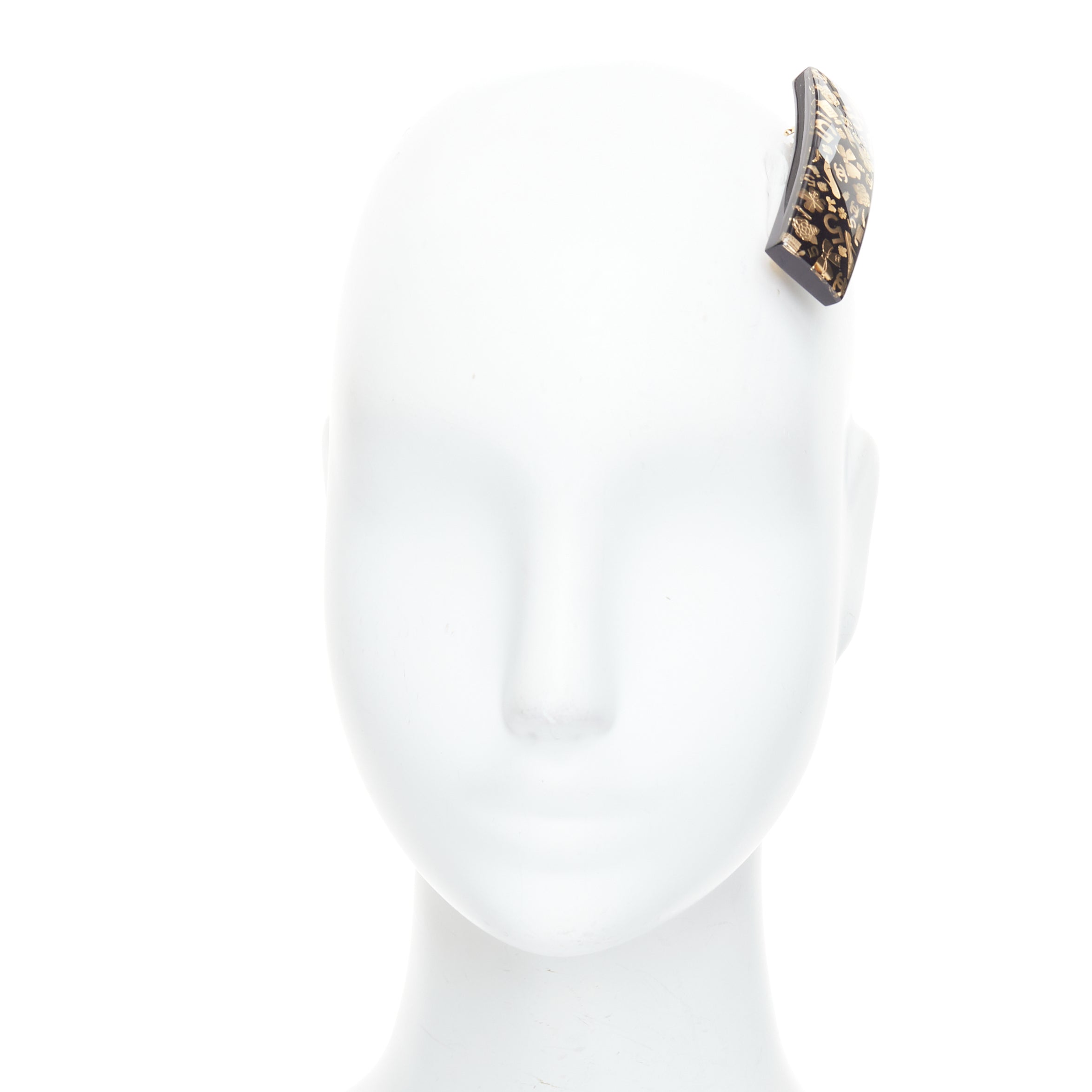 Chanel Gold CC Bow Hairclip - Image 6