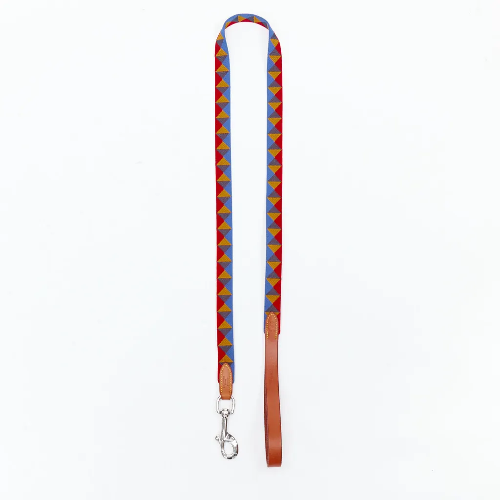 Hermès Medor Slim Dog Leash Brown Leather Very good - Model View