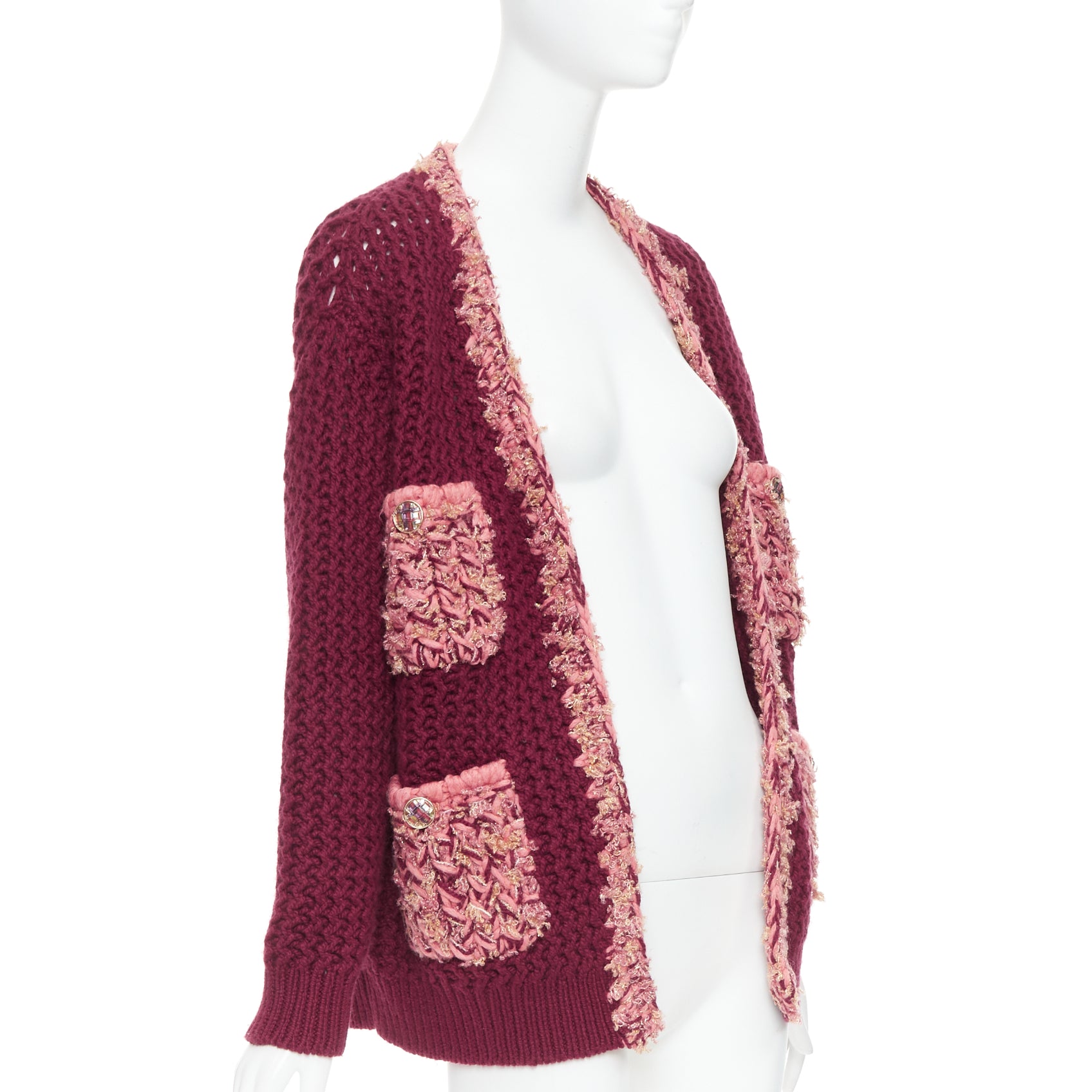 Chanel Tweed Pockets Cardigan - Image 6