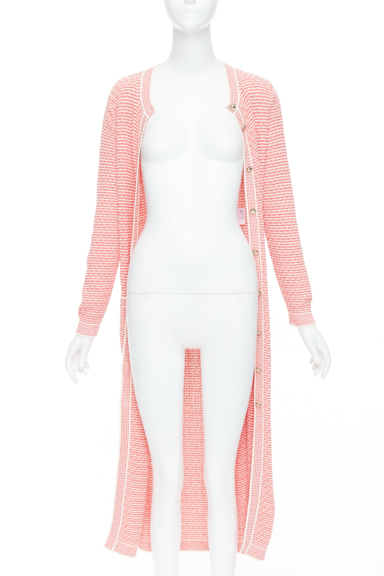 Chanel Logo Button Cardigan - Image 6