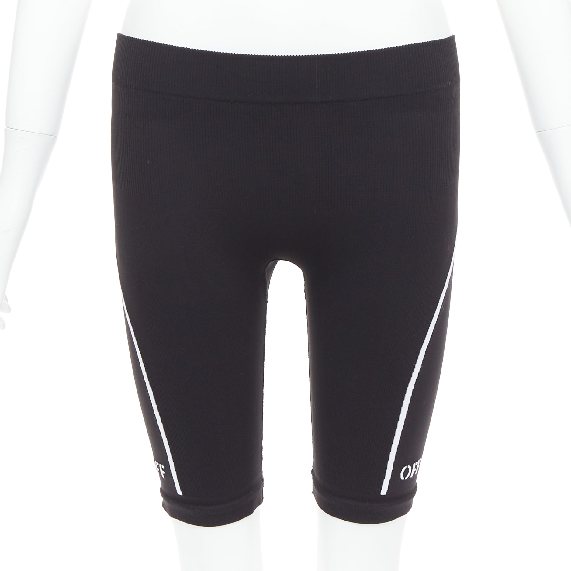 Off-white Knitted Cyclist Shorts - Image 6