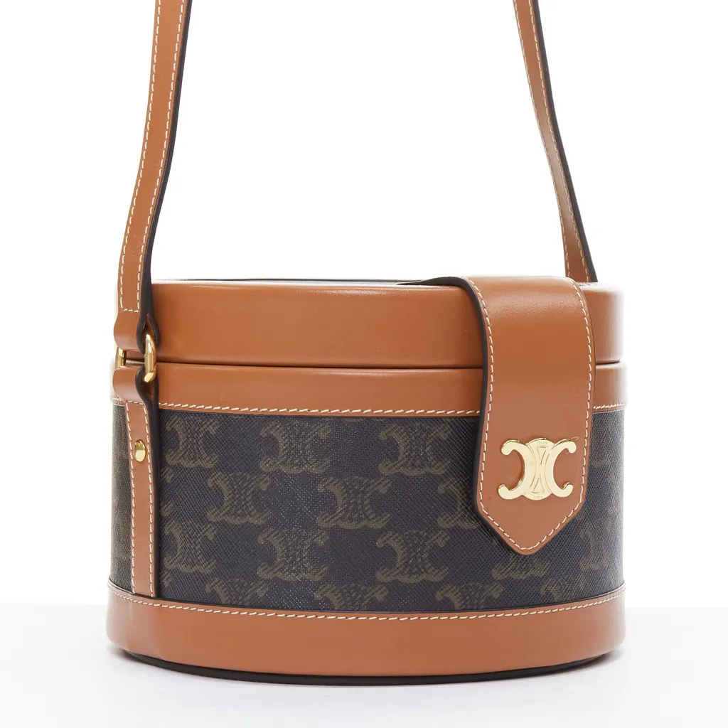 Celine Tambour Brown Leather Very good - Inside View