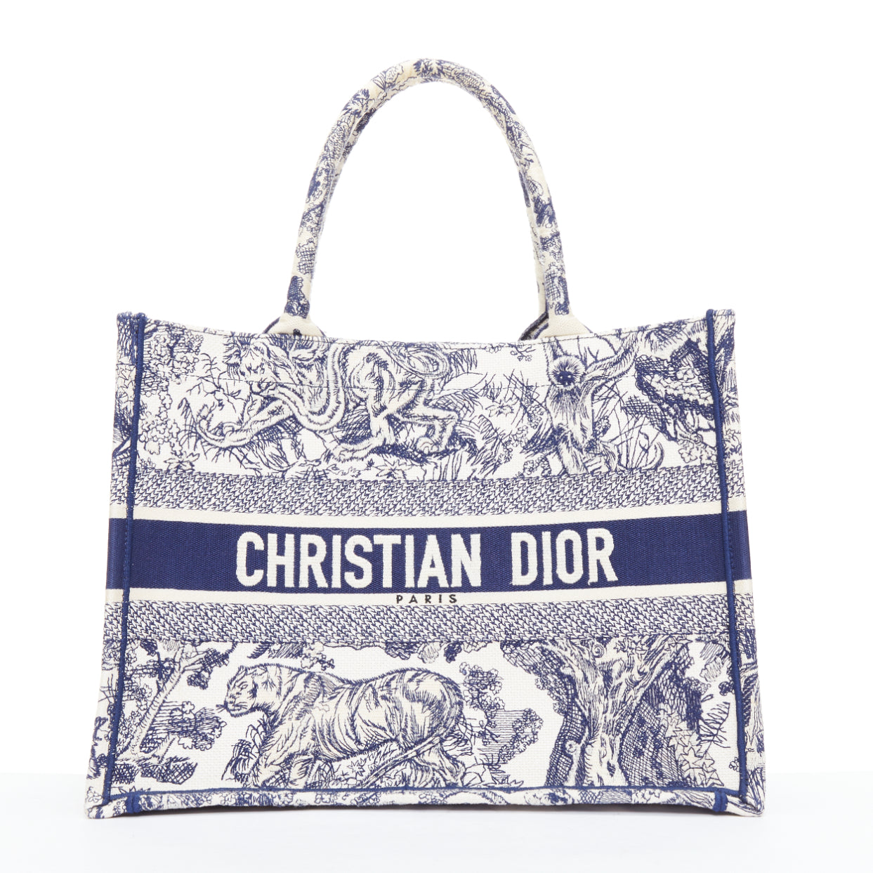 Dior Canvas Book Tote