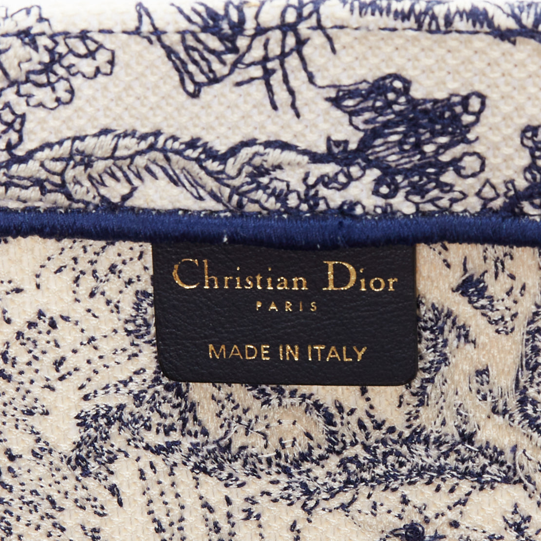 Dior Canvas Book Tote - Image 11