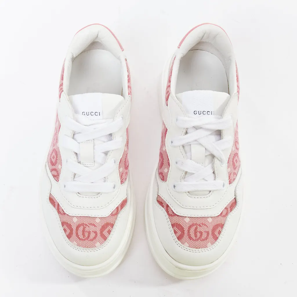 Gucci Kids Monogram Shoes White Leather Very good - Inside View