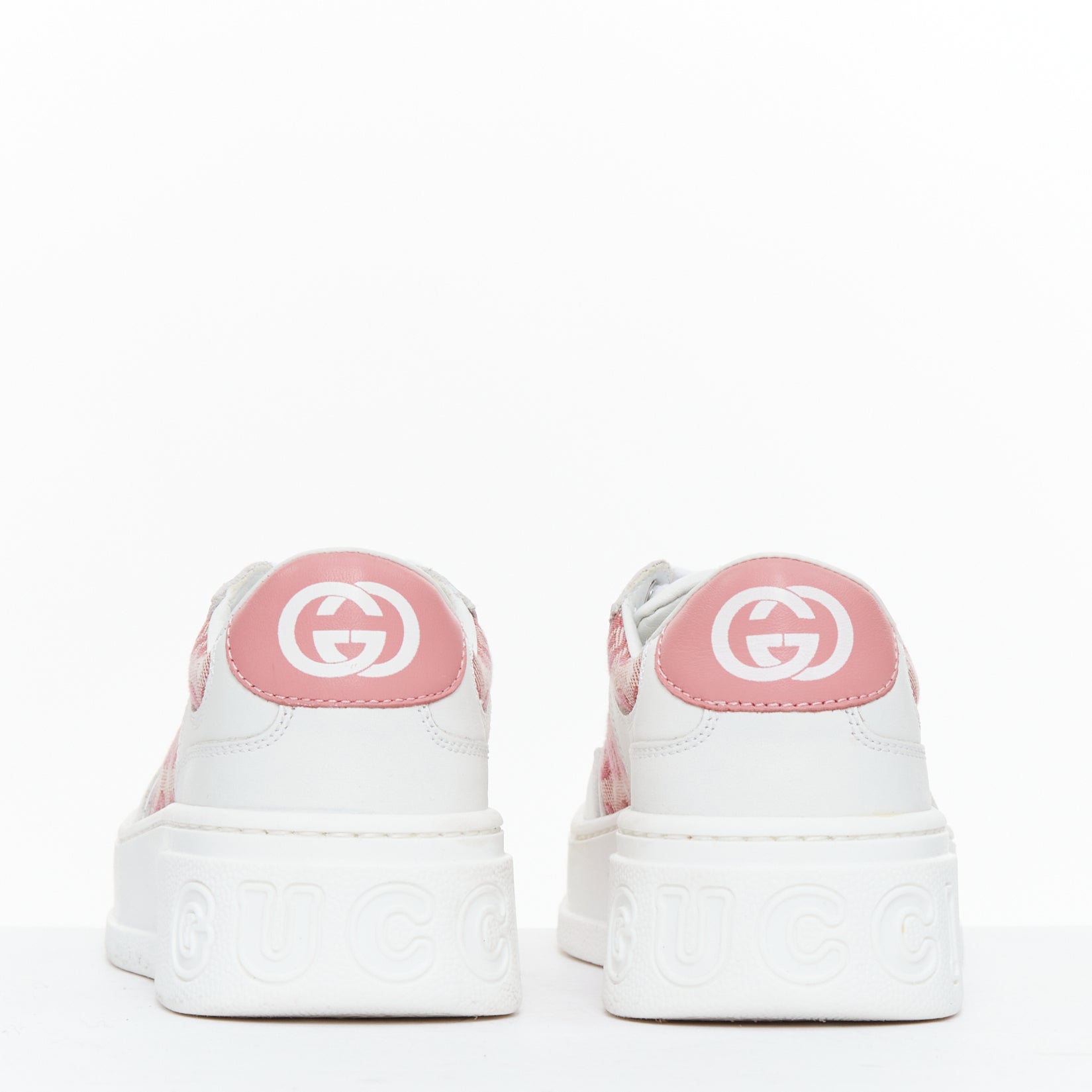 Gucci Kids Monogram Shoes - Side view