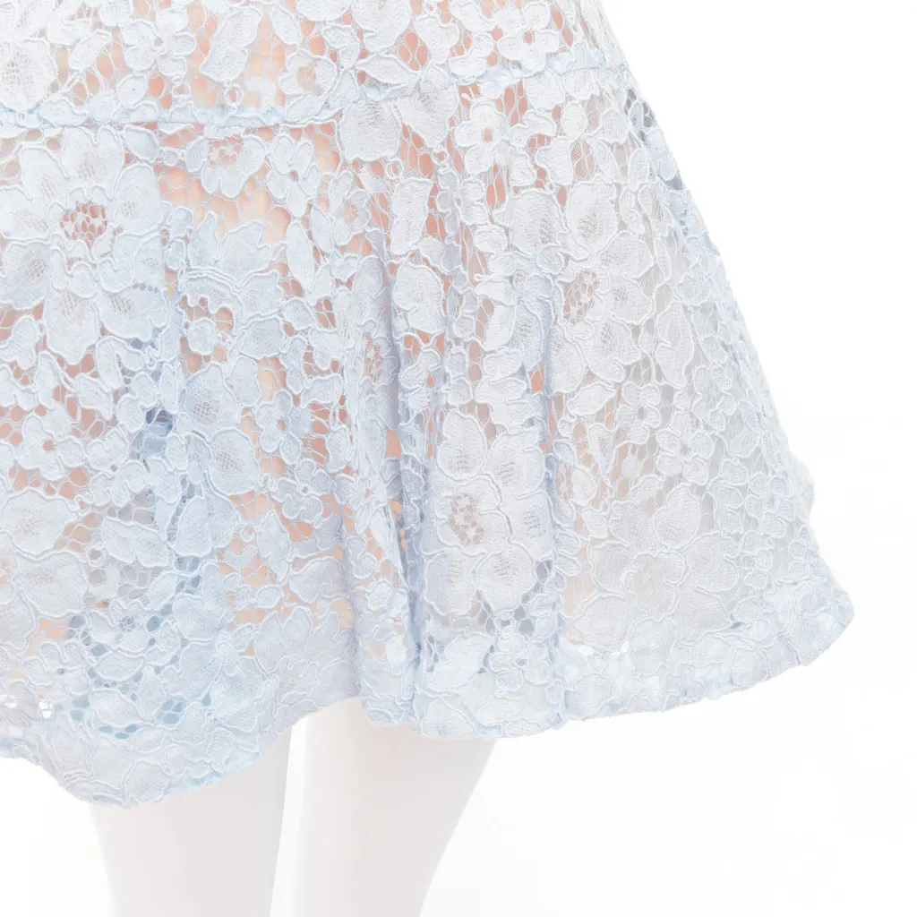 Alex Perry Kea Blue Cotton Good - Back View