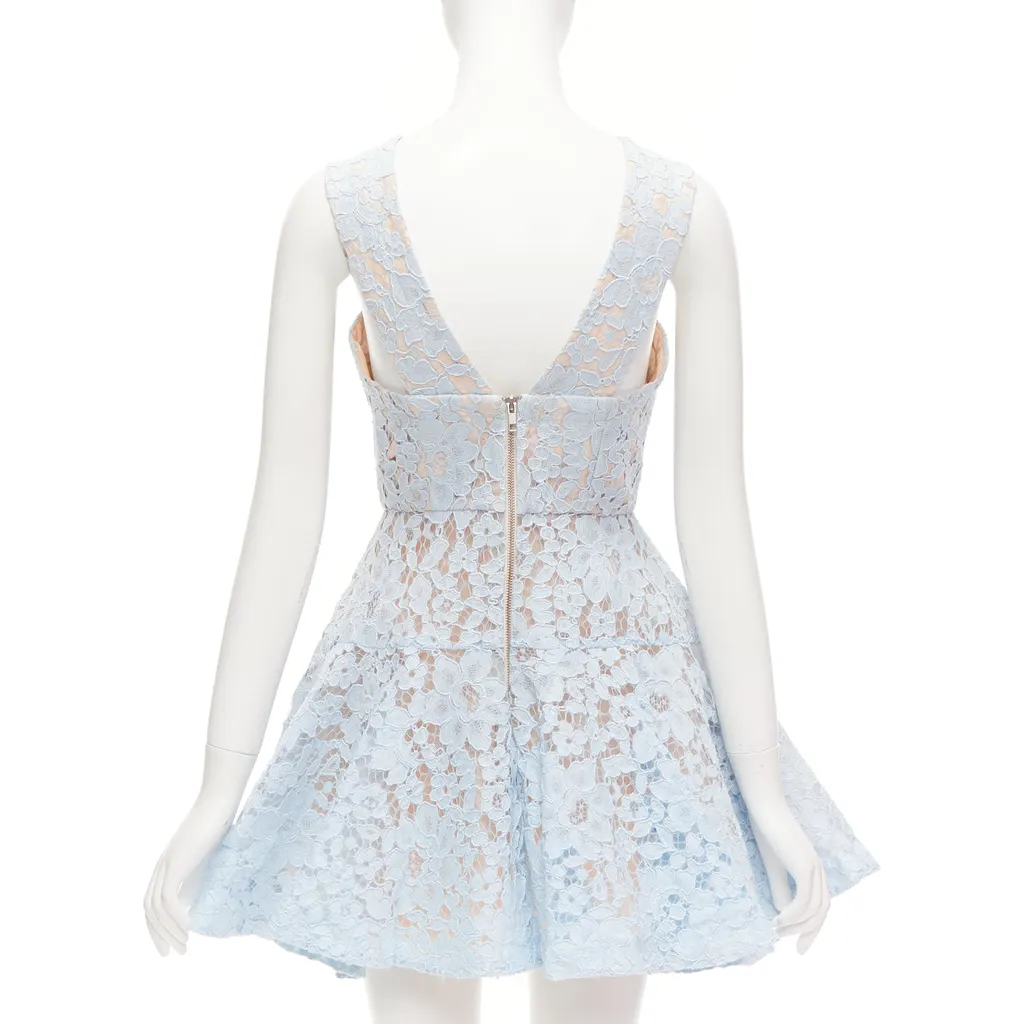 Alex Perry Kea Blue Cotton Good - Box View