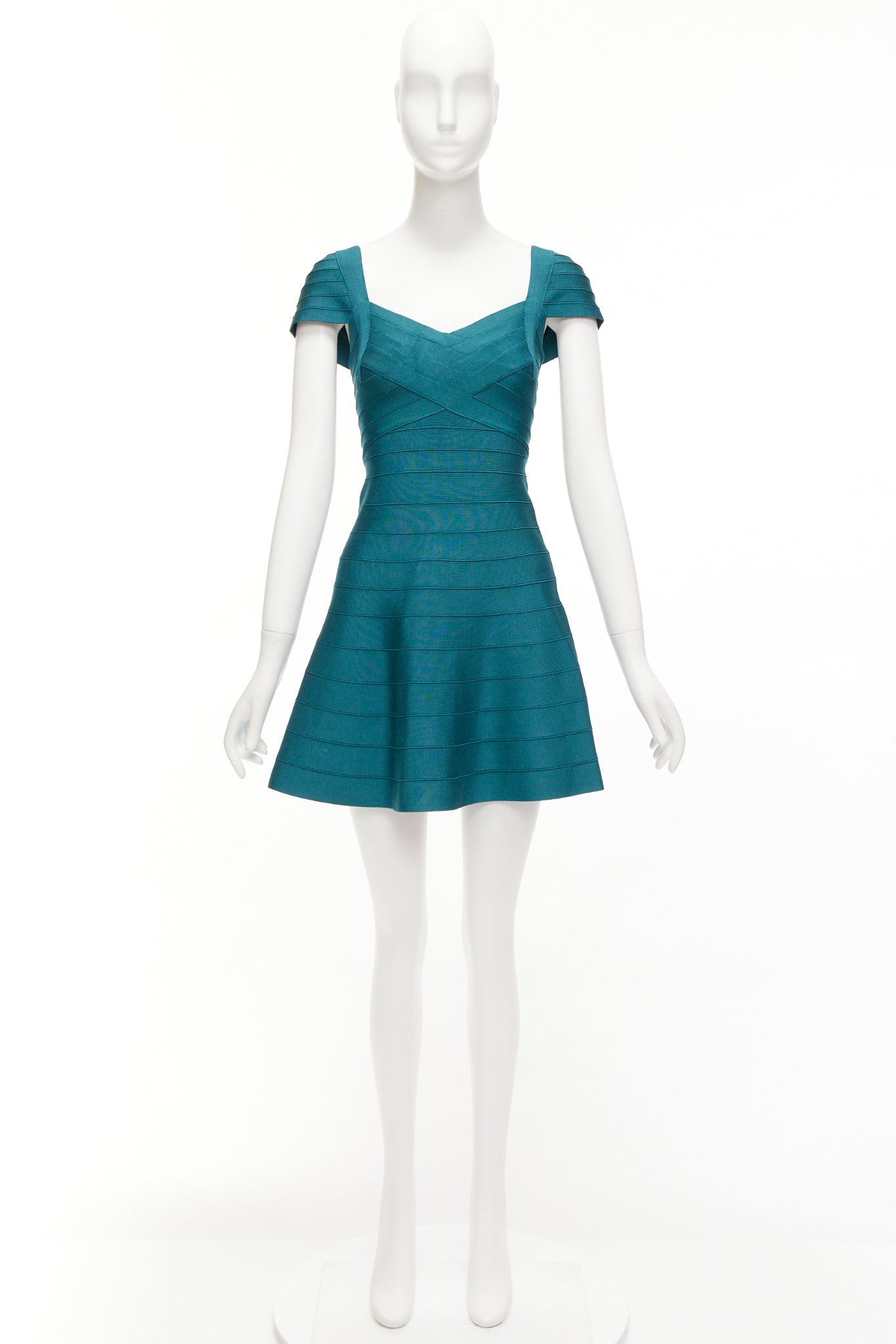 Herve Leger Sweetheart Bandage Dress - Image 11